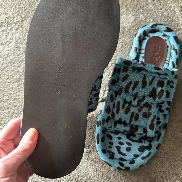 NEW TIBI leopard print calf hair beryen, 39 - Picture 4 of 10
